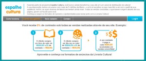 Programa de Afiliados Livraria Cultura